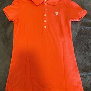 Aeropostale Orange Polo Shirt Classic Design